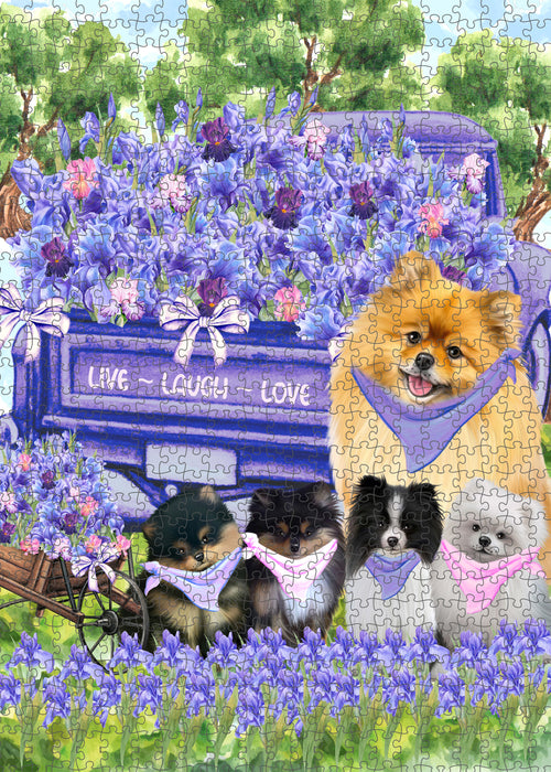 Pomeranian Jigsaw Puzzle: Explore a Variety of Personalized Designs, Interlocking Puzzles Games for Adult, Custom, Dog Lover's Gifts