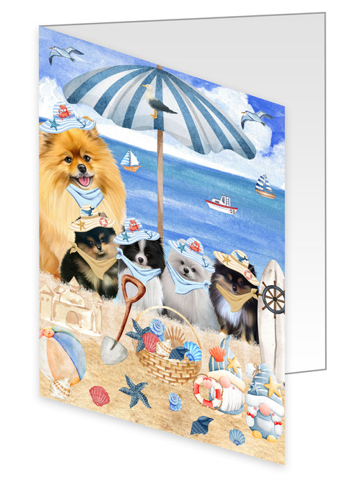 Pomeranian Greeting Cards & Note Cards: Explore a Variety of Designs, Custom, Personalized, Halloween Invitation Card with Envelopes, Gifts for Dog Lovers