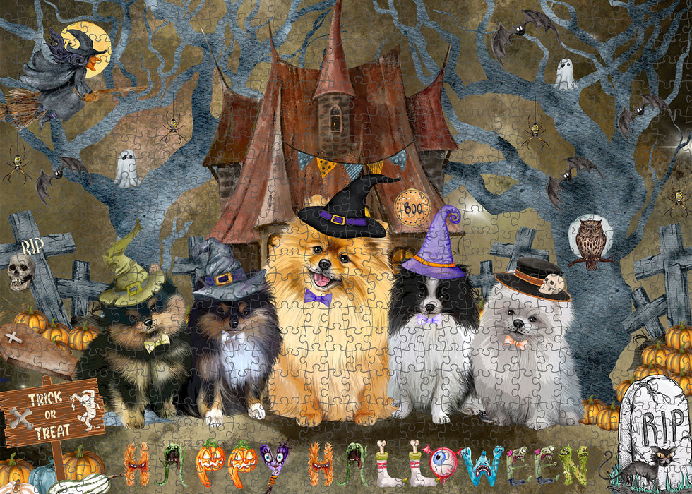 Pomeranian Jigsaw Puzzle: Explore a Variety of Personalized Designs, Interlocking Puzzles Games for Adult, Custom, Dog Lover's Gifts