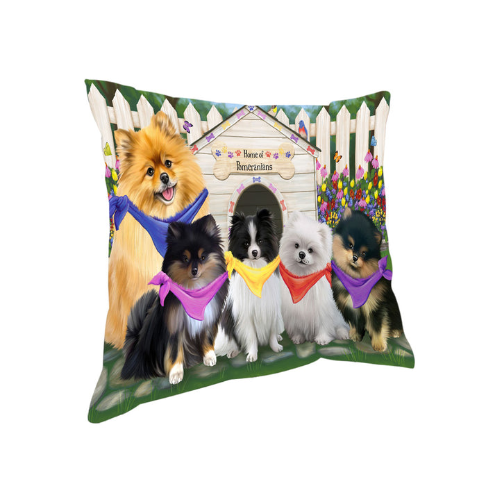 Spring Dog House Pomeranians Dog Pillow PIL56864
