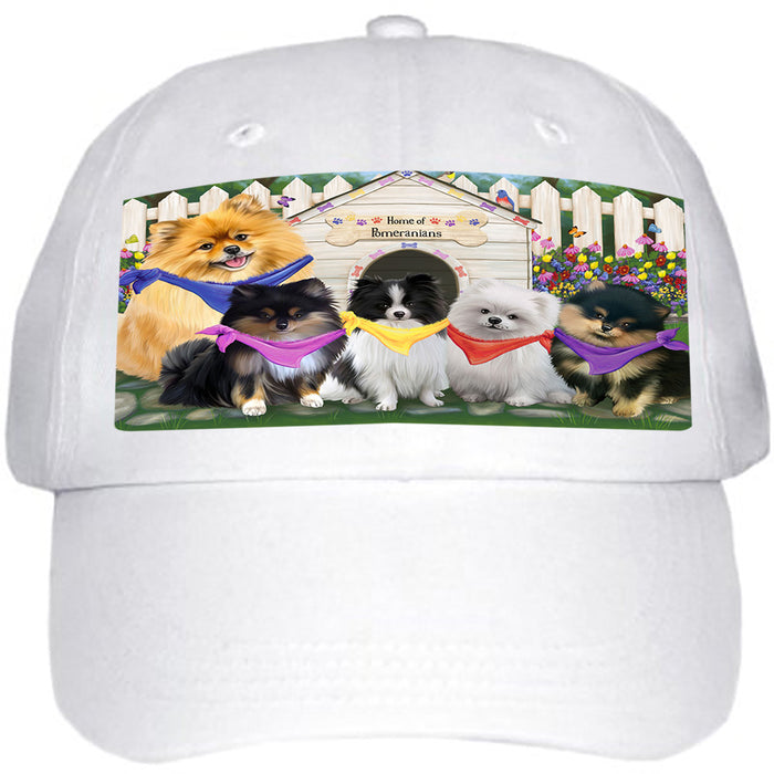 Spring Dog House Pugs Dog Ball Hat Cap HAT54321