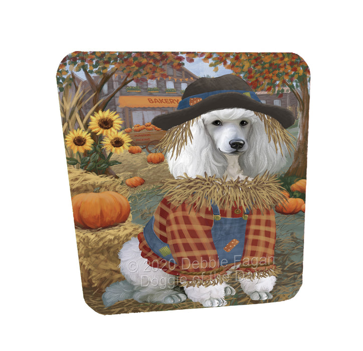 Halloween 'Round Town Poodle Dogs Coasters Set of 4 CSTA58007