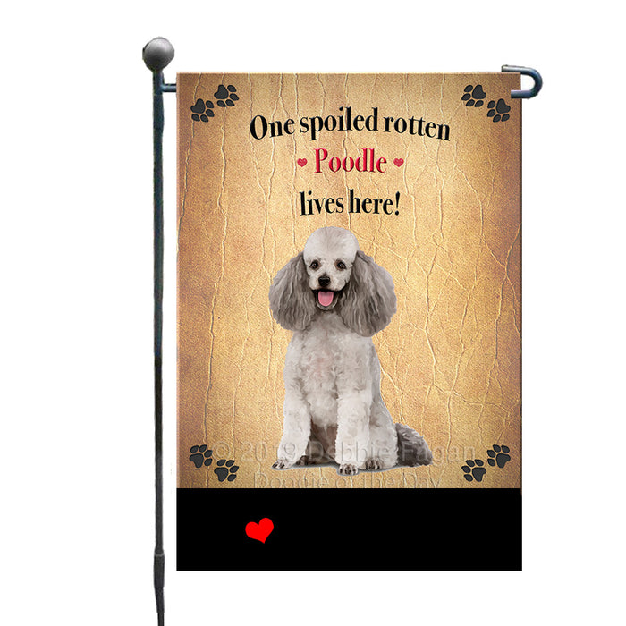 Personalized Spoiled Rotten Poodle Dog GFLG-DOTD-A63240