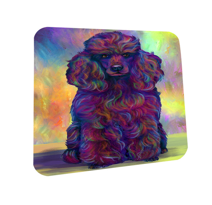 Paradise Wave Poodle Dog Coasters Set of 4 CST56035