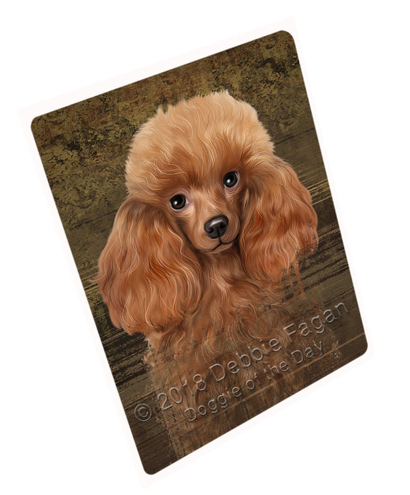 Rustic Poodle Dog Cutting Board C55806