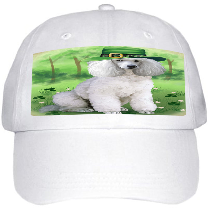 St. Patricks Day Irish Portrait Poodle Dog Ball Hat Cap HAT51792