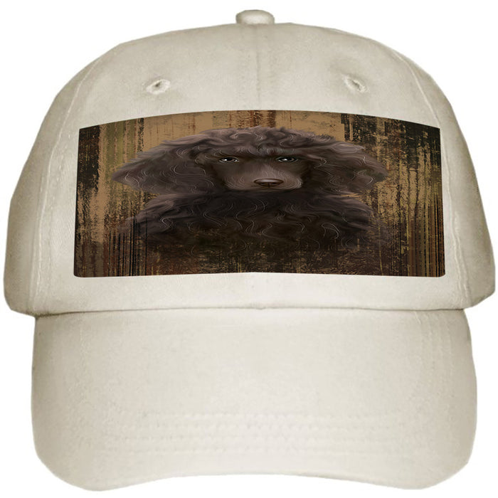 Rustic Poodle Dog Ball Hat Cap HAT55521