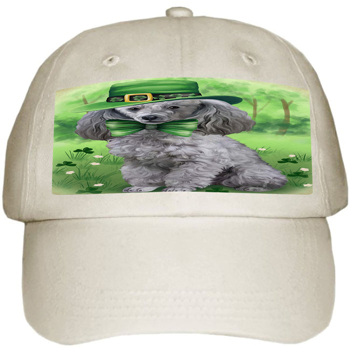 St. Patricks Day Irish Portrait Poodle Dog Ball Hat Cap HAT51804