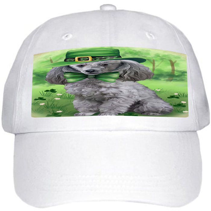 St. Patricks Day Irish Portrait Poodle Dog Ball Hat Cap HAT51804