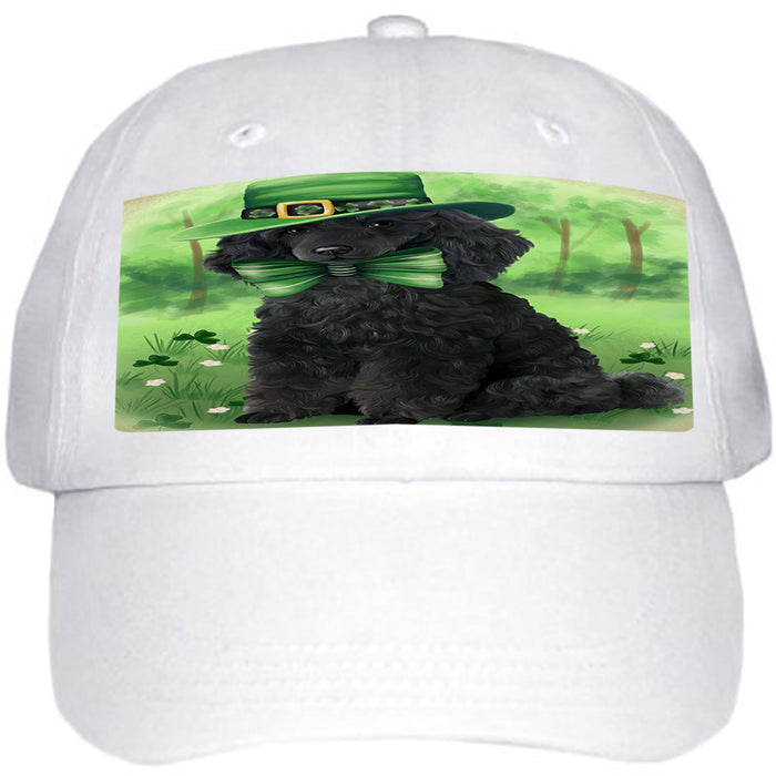 St. Patricks Day Irish Portrait Poodle Dog Ball Hat Cap HAT51807