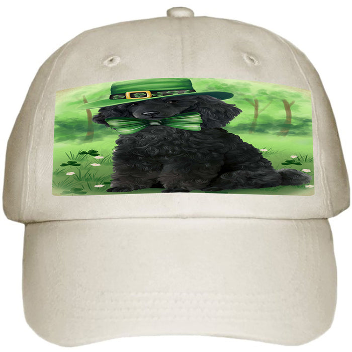 St. Patricks Day Irish Portrait Poodle Dog Ball Hat Cap HAT51807