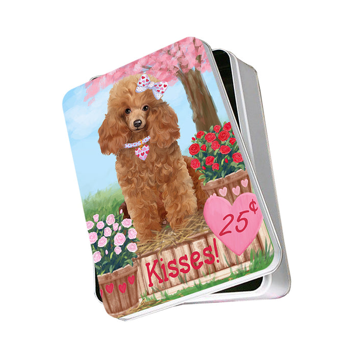 Rosie 25 Cent Kisses Poodle Dog Photo Storage Tin PITN55934