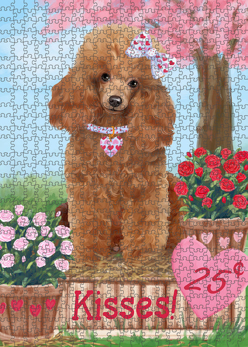 Rosie 25 Cent Kisses Poodle Dog Puzzle with Photo Tin PUZL92168