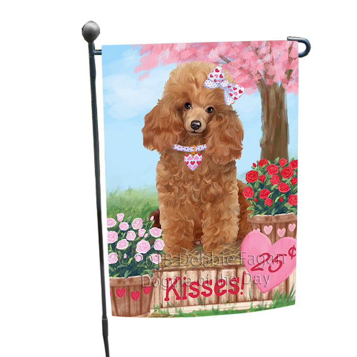 Rosie 25 Cent Kisses Poodle Dog Garden Flag GFLG56539