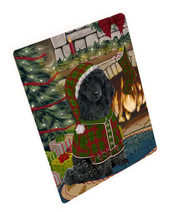 The Stocking was Hung Poodle Dog Cutting Board C71835