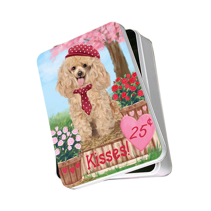 Rosie 25 Cent Kisses Poodle Dog Photo Storage Tin PITN55935