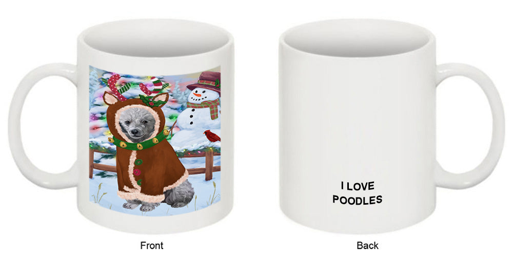 Christmas Gingerbread House Candyfest Poodle Dog Coffee Mug MUG51881