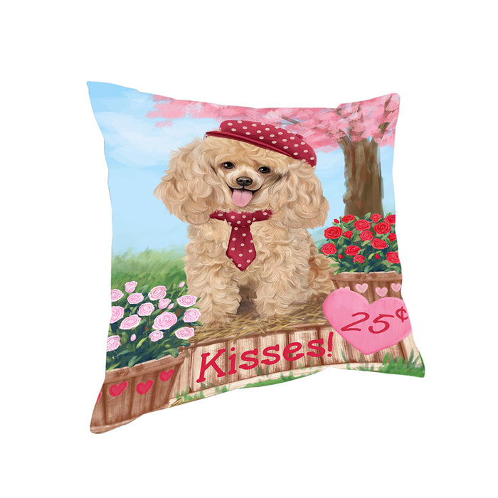 Rosie 25 Cent Kisses Poodle Dog Pillow PIL78260