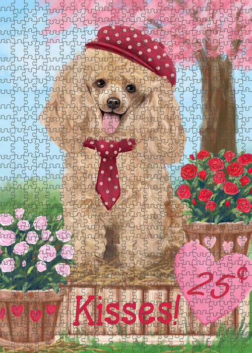 Rosie 25 Cent Kisses Poodle Dog Puzzle with Photo Tin PUZL92172