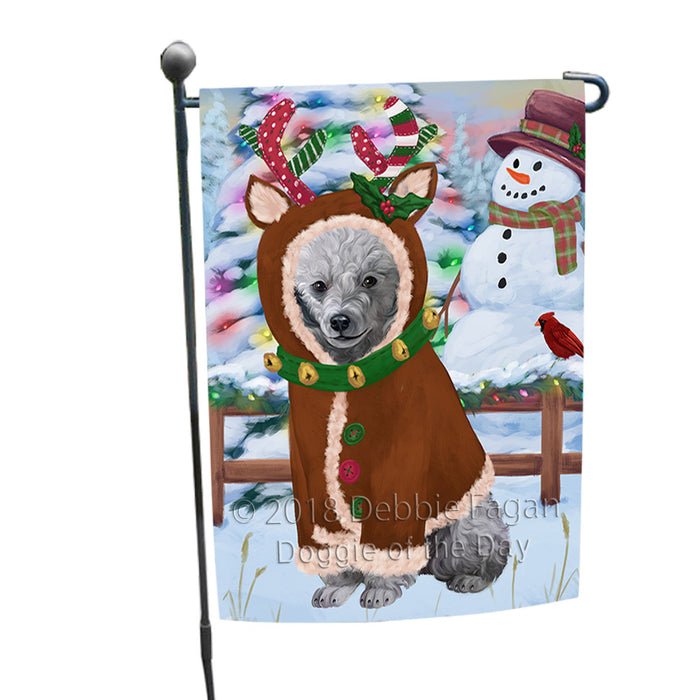 Christmas Gingerbread House Candyfest Poodle Dog Garden Flag GFLG57111