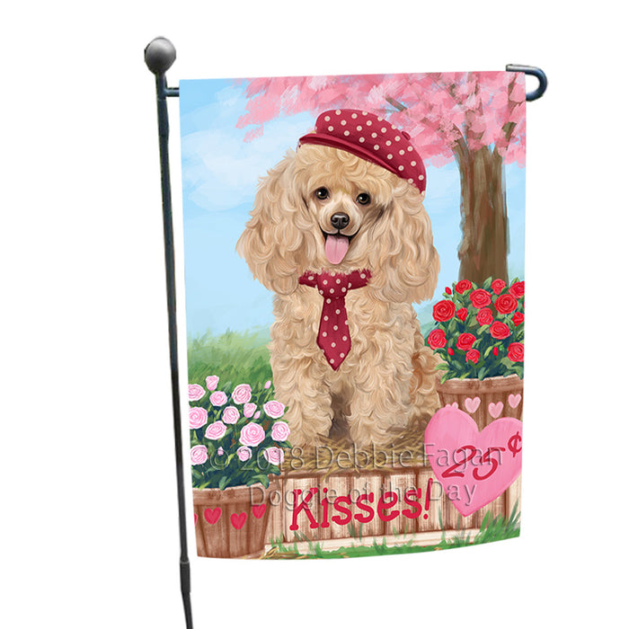 Rosie 25 Cent Kisses Poodle Dog Garden Flag GFLG56540