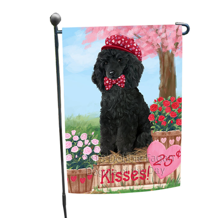 Rosie 25 Cent Kisses Poodle Dog Garden Flag GFLG56541