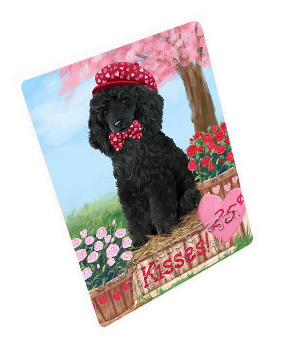 Rosie 25 Cent Kisses Poodle Dog Magnet MAG73116 (Small 5.5" x 4.25")