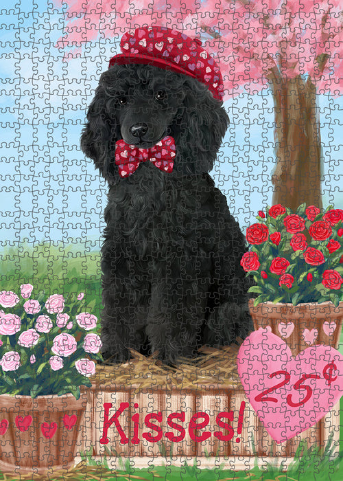 Rosie 25 Cent Kisses Poodle Dog Puzzle with Photo Tin PUZL92176