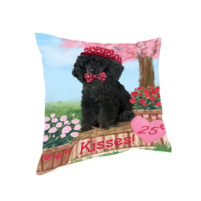 Rosie 25 Cent Kisses Poodle Dog Pillow PIL78264