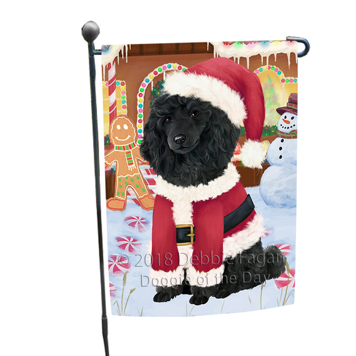 Christmas Gingerbread House Candyfest Poodle Dog Garden Flag GFLG57112