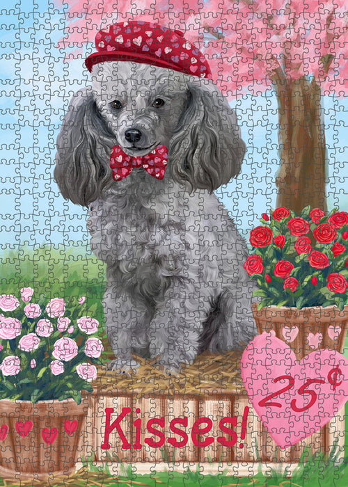 Rosie 25 Cent Kisses Poodle Dog Puzzle with Photo Tin PUZL92180