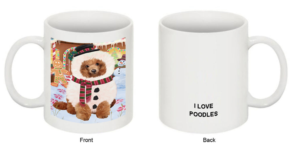 Christmas Gingerbread House Candyfest Poodle Dog Coffee Mug MUG51883