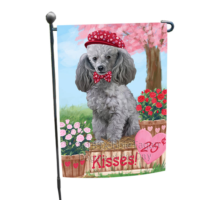 Rosie 25 Cent Kisses Poodle Dog Garden Flag GFLG56542