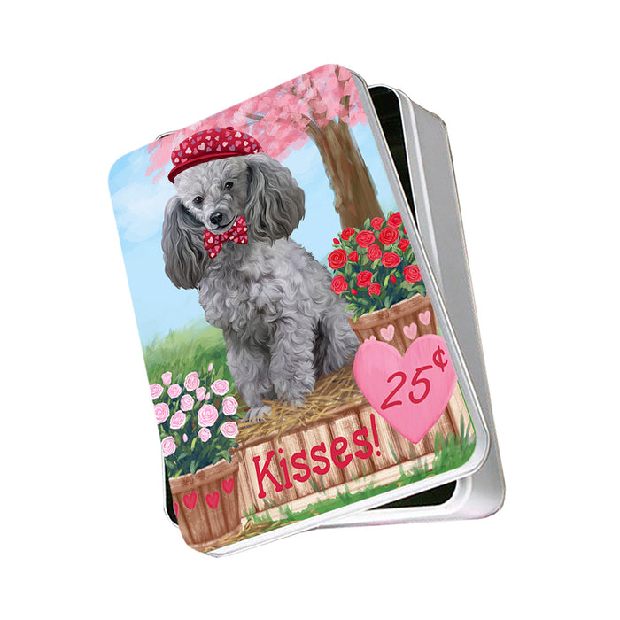 Rosie 25 Cent Kisses Poodle Dog Photo Storage Tin PITN55937