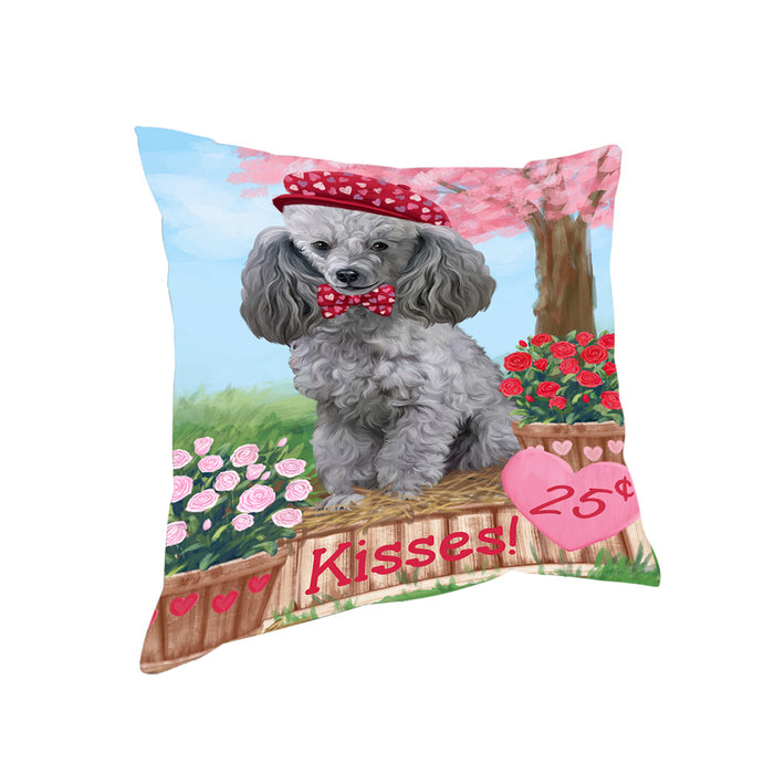 Rosie 25 Cent Kisses Poodle Dog Pillow PIL78268