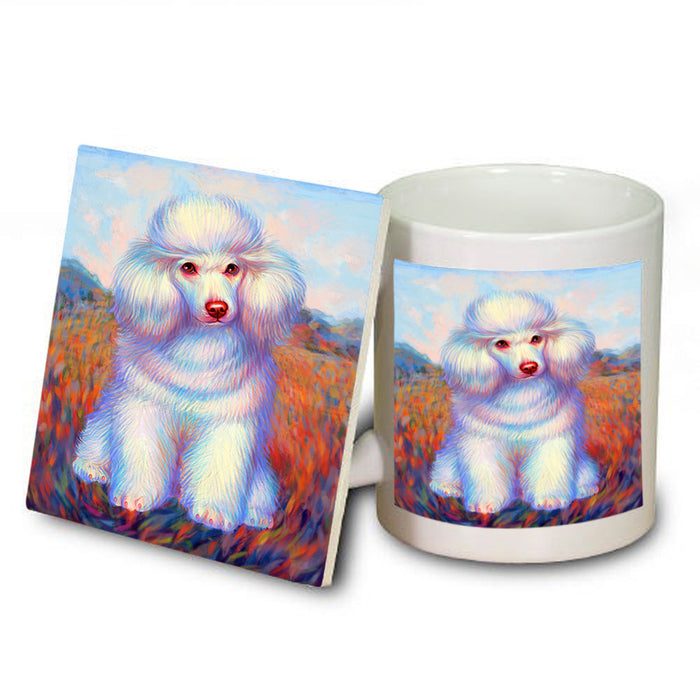 Mystic Blaze Poodle Dog Mug and Coaster Set MUC53577