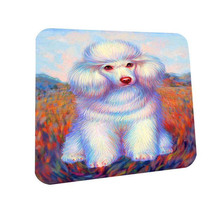 Mystic Blaze Poodle Dog Coasters Set of 4 CST53543