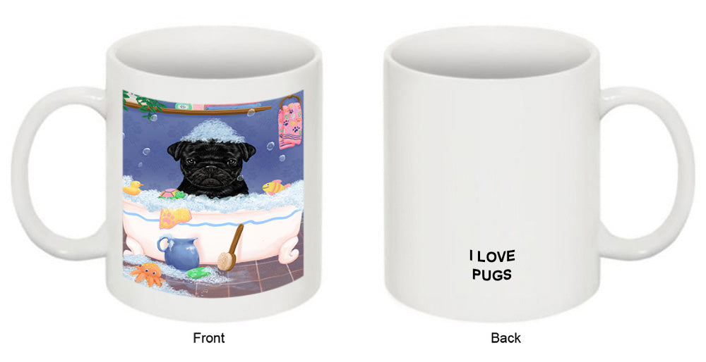 Rub A Dub Dog In A Tub Pug Dog Coffee Mug MUG52821