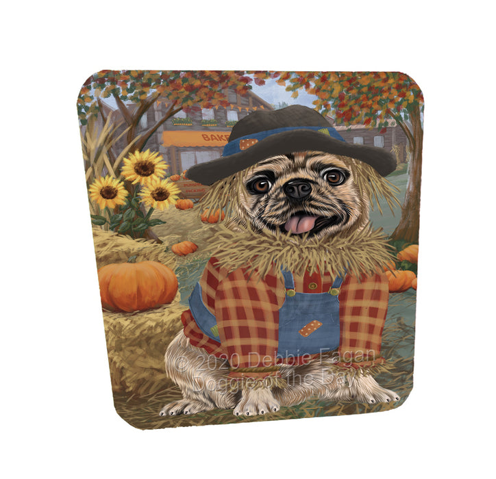 Halloween 'Round Town Pug Dogs Coasters Set of 4 CSTA58008