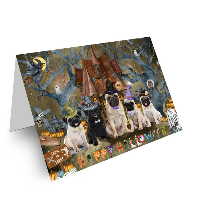 Pug Greeting Cards & Note Cards with Envelopes: Explore a Variety of Designs, Custom, Invitation Card Multi Pack, Personalized, Gift for Pet and Dog Lovers