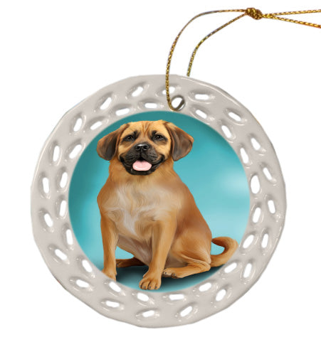 Puggle Dog Doily Ornament DPOR59218