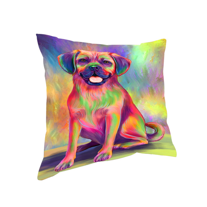 Paradise Wave Puggle Dog Pillow with Top Quality High-Resolution Images - Ultra Soft Pet Pillows for Sleeping - Reversible & Comfort - Ideal Gift for Dog Lover - Cushion for Sofa Couch Bed - 100% Polyester
