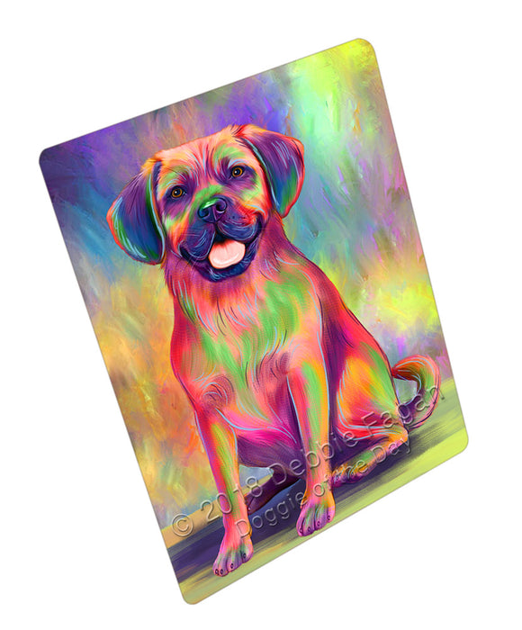 Paradise Wave Puggle Dog Cutting Board - For Kitchen - Scratch & Stain Resistant - Designed To Stay In Place - Easy To Clean By Hand - Perfect for Chopping Meats, Vegetables