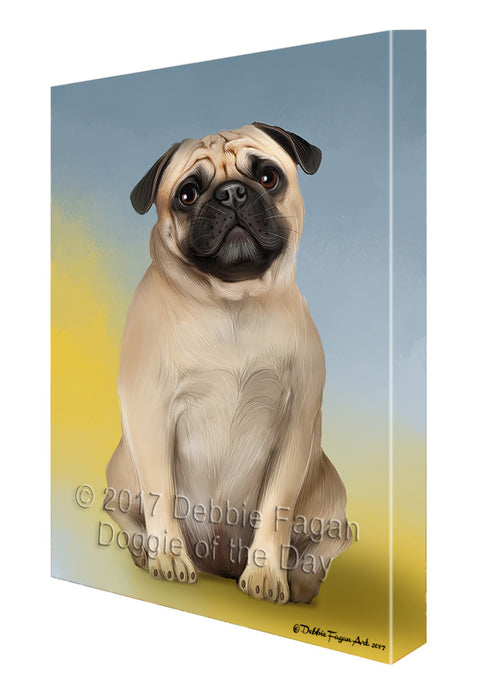 Pug Dog Canvas Wall Art CVS51411