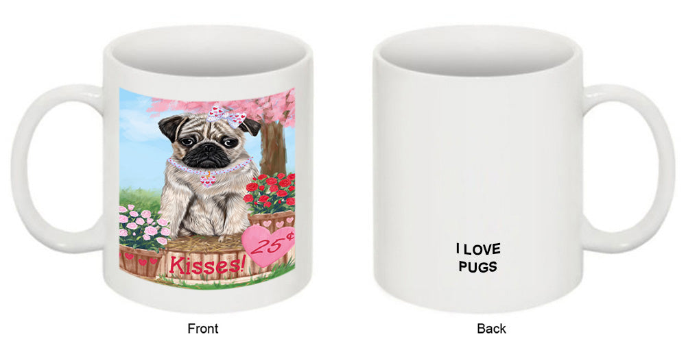 Rosie 25 Cent Kisses Pug Dog Coffee Mug MUG51393