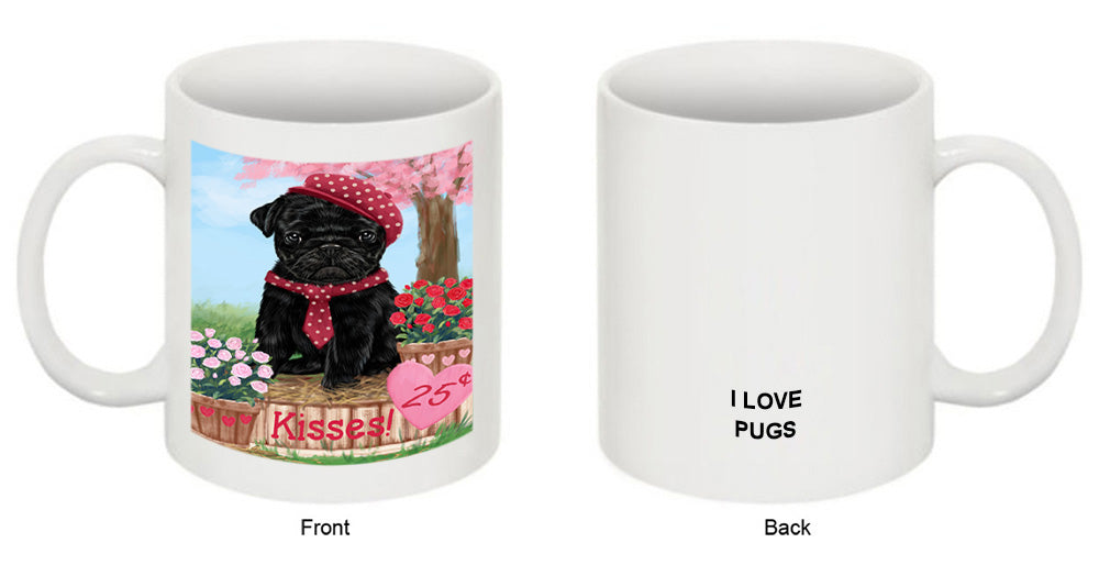 Rosie 25 Cent Kisses Pug Dog Coffee Mug MUG51394