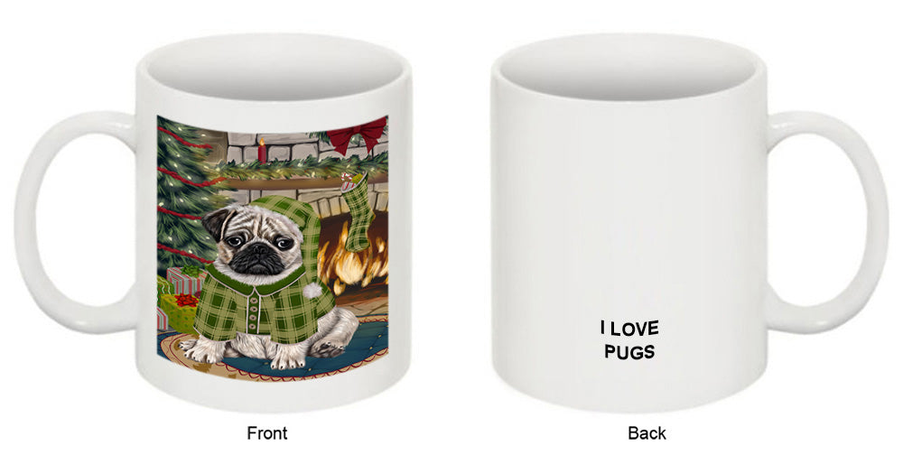 The Stocking was Hung Pug Dog Coffee Mug MUG50970
