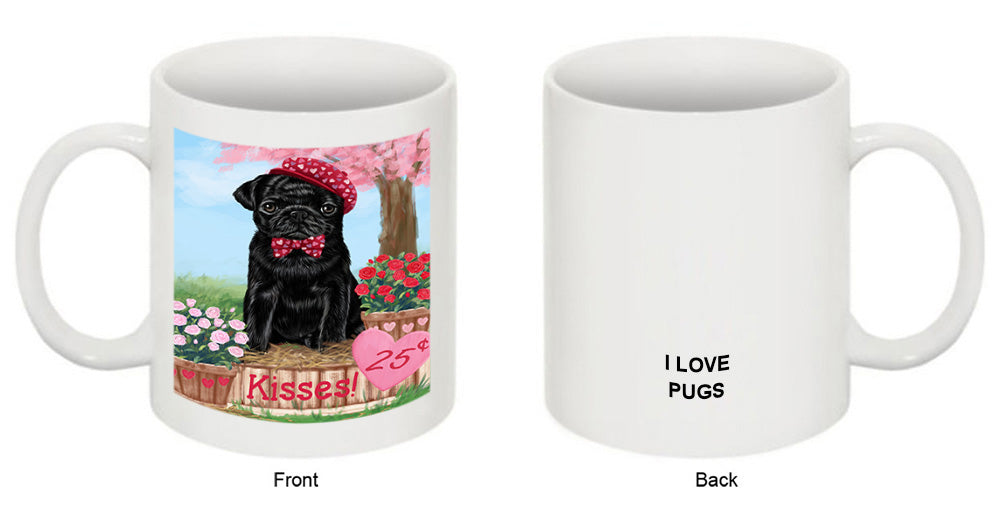 Rosie 25 Cent Kisses Pug Dog Coffee Mug MUG51395