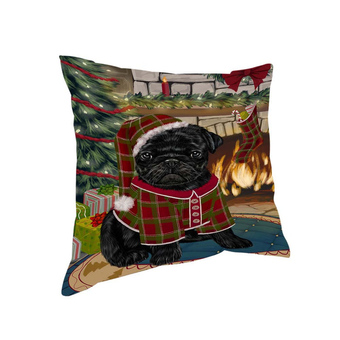 The Stocking was Hung Pug Dog Pillow PIL71220