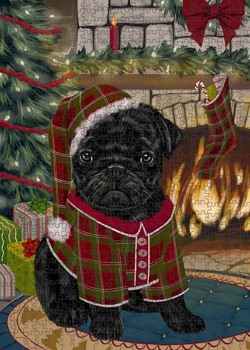 The Stocking was Hung Pug Dog Puzzle  PUZL90496
